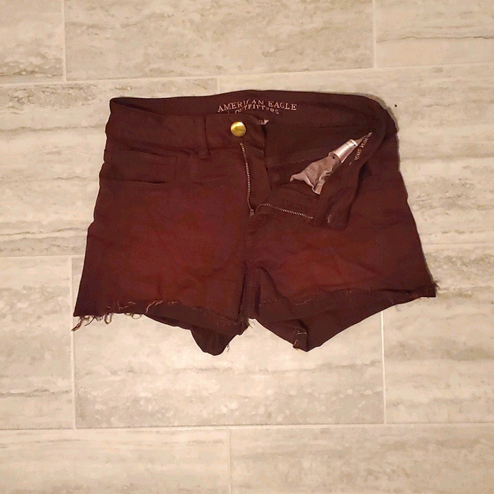 Maroon shorts